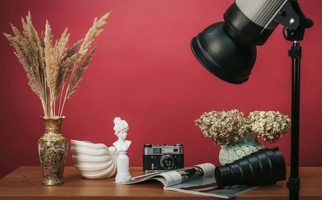 Still Life Desk Arrangement