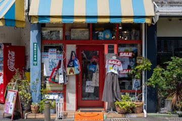 Charming Boutique Entrance