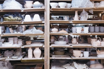 Studio Pottery Display